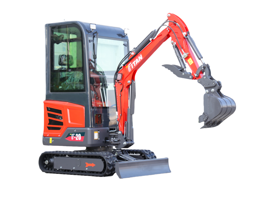 Titan T-20 Mini Excavator – 2-Ton Powerhouse with Hydraulic Versatility