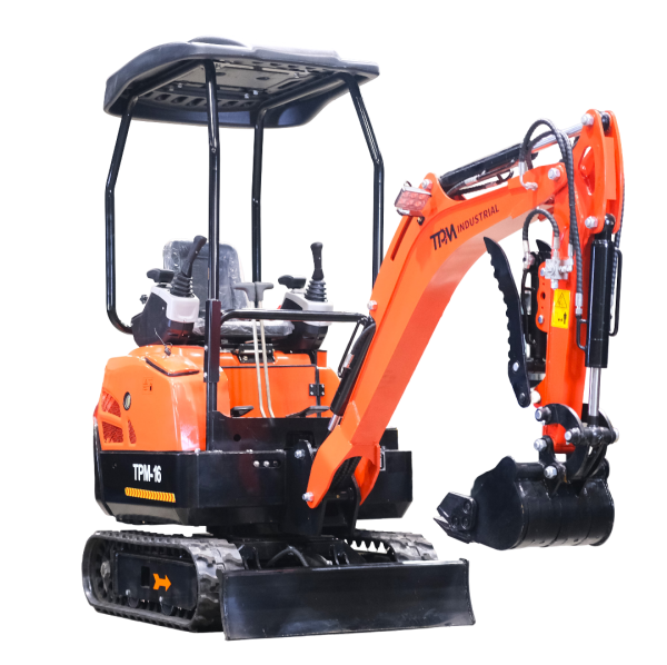 Compact Excavator with hydraulic thumb