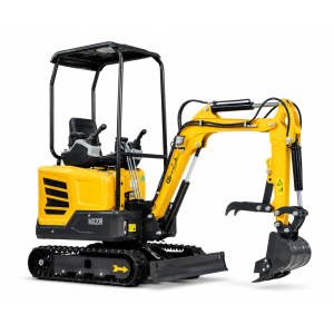 CFG AGT MX20R mini excavator with hydraulic thumb and digging bucket