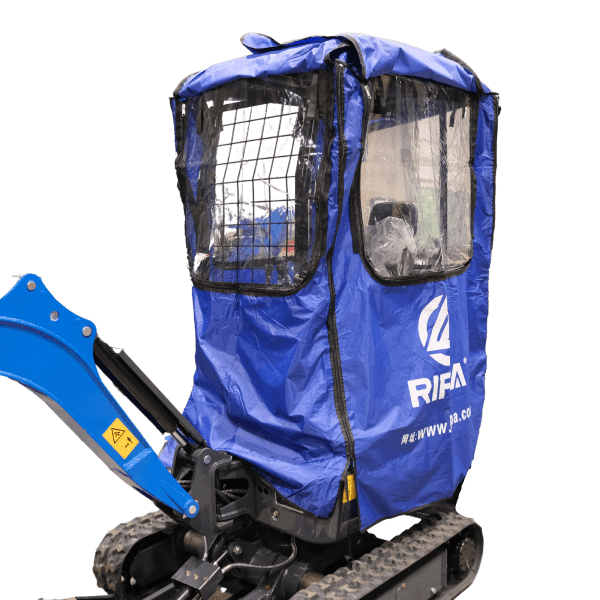 Protective cover for RIPPA R18 mini excavator