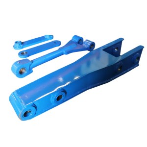 Extension arm kit excavator attachment – angle view, available at Best Seedling in Seattle WA