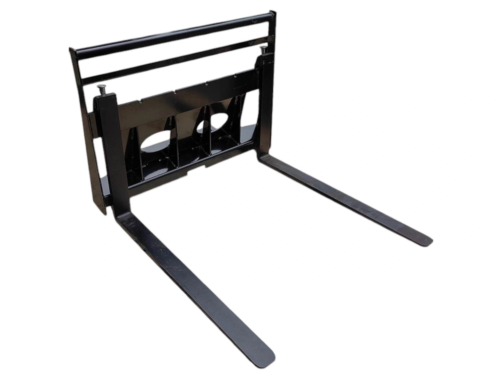 2025 Rippa RS06 skid steer pallet forks β front view, available at Best Seedling in Seattle WA