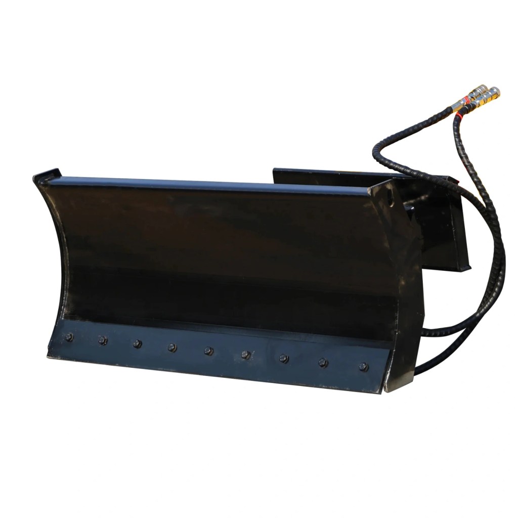 2025 Rippa RS06 skid steer snow plow – front view, available at Best Seedling in Seattle WA.