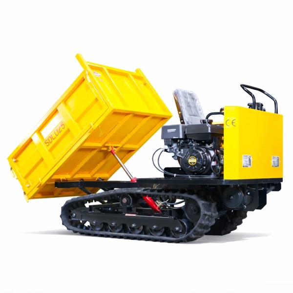 SDLD25 SDLANCH tracked mini dumper with hydraulic tilting dump bed and compact design