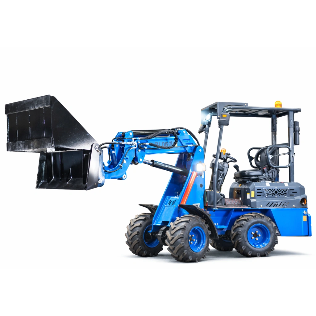 Rippa RL-06 articulated wheel loader on white background