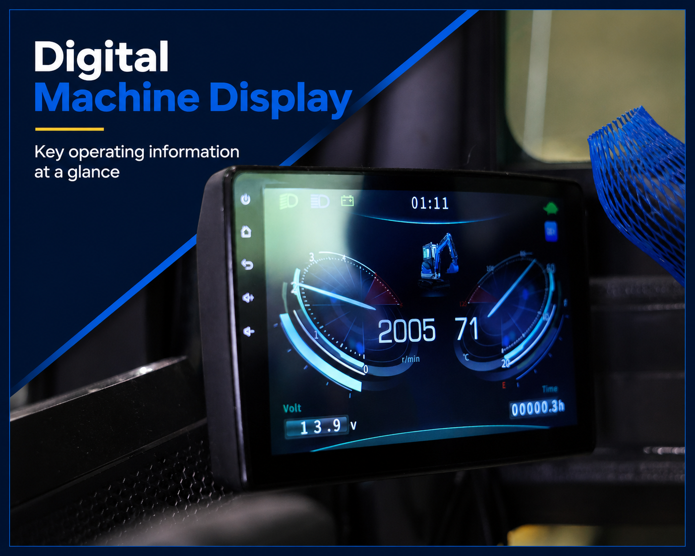 RIPPA R22-3 PRO digital machine display