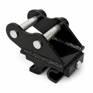 Manual quick coupler compatible with 1–1.8 ton mini excavators using a 25 mm pin system