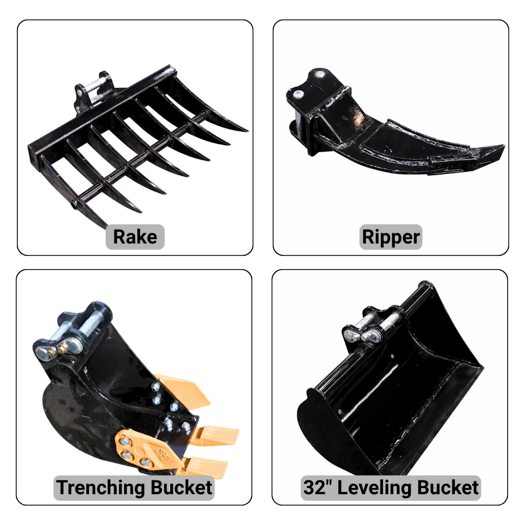 RIPPA R22 Essentials Attachment Bundle — 4-Piece Set