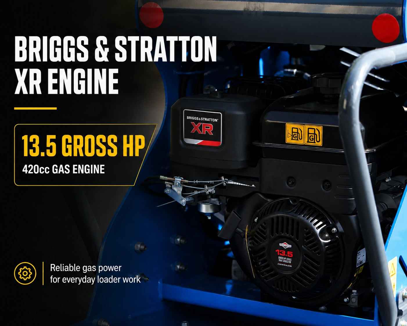 RIPPA RS03 Briggs and Stratton XR2100 420cc gas engine