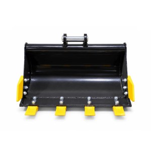 24 inch mini excavator digging bucket with teeth and 25 mm pin mount